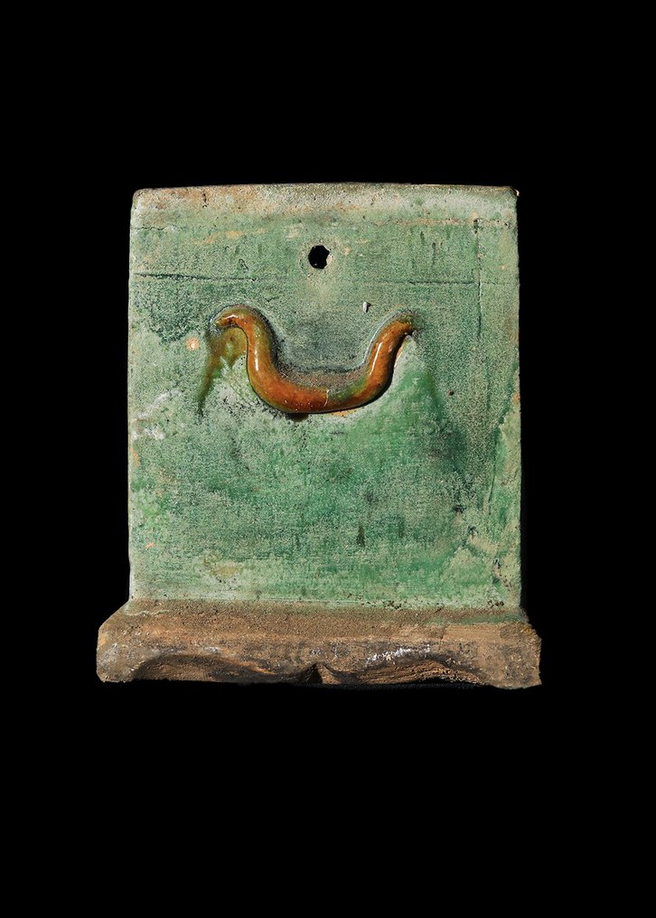 Αρχαία Κινέζικη, δυναστεία των Ming Γυαλισμένη τερακότα Γυαλιστερό στήθος με καπάκι (χωρίς τιμή ασφαλείας) #4.3