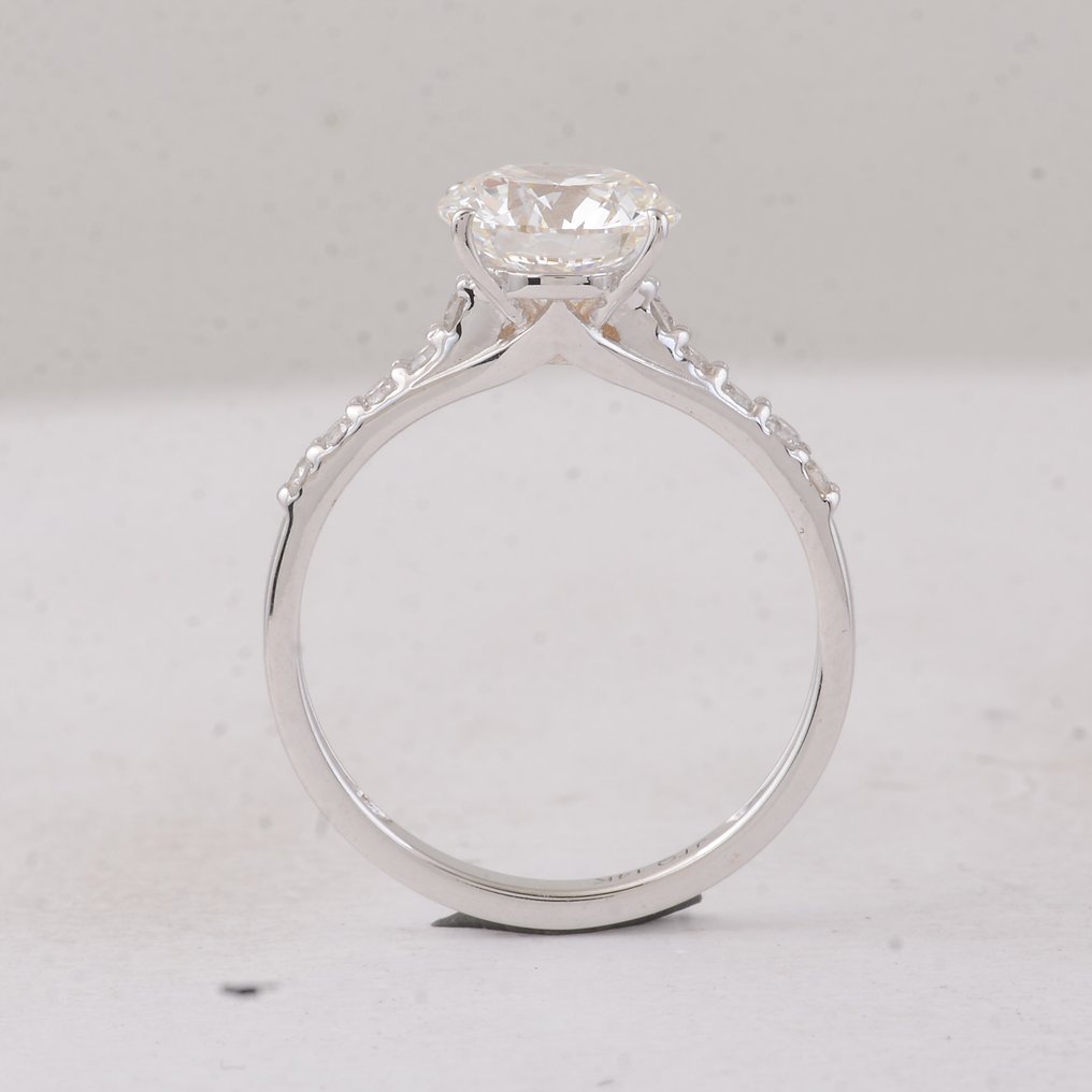 Nincs minimálár - Gyűrű - 14 kt. Fehér arany - 2.28ct. tw. Gyémánt (Laboratóriumban előállított) - Gyémánt #3.2