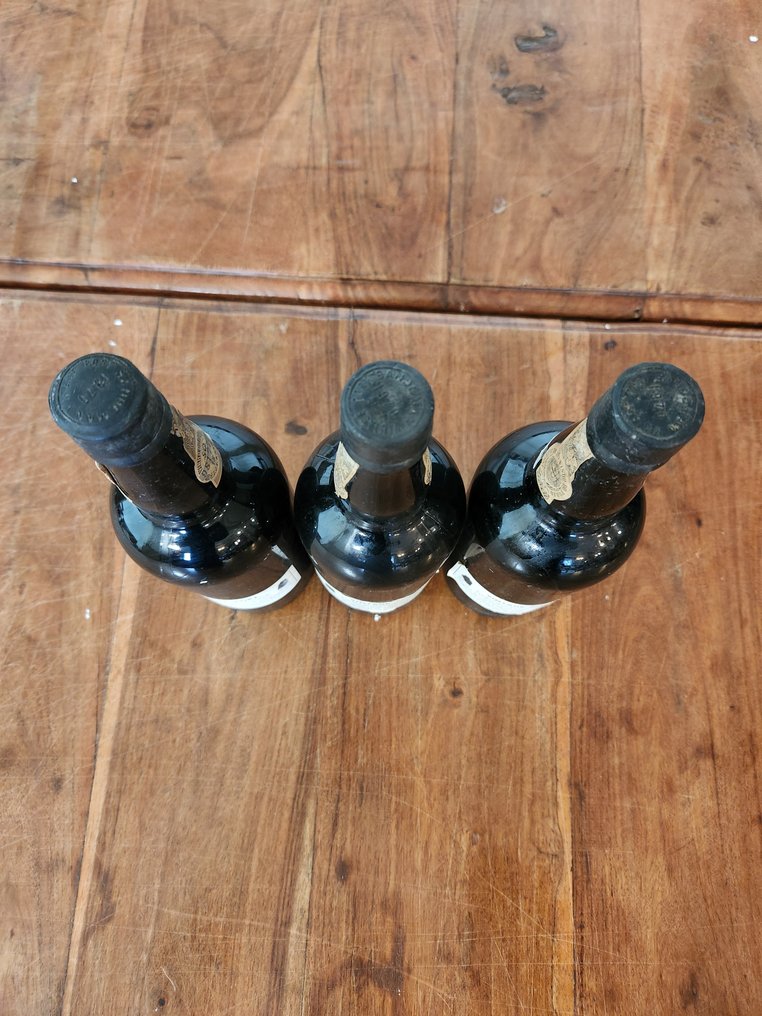 1970 Sandeman,  Port Vintage 1970 Bottled in 1972 Bottles N° 981770 - 982642- 844070 - Vintage Port - Abgefüllt in 1972 -  Douro  - 3 Flasche (0,75Â l) #4.3