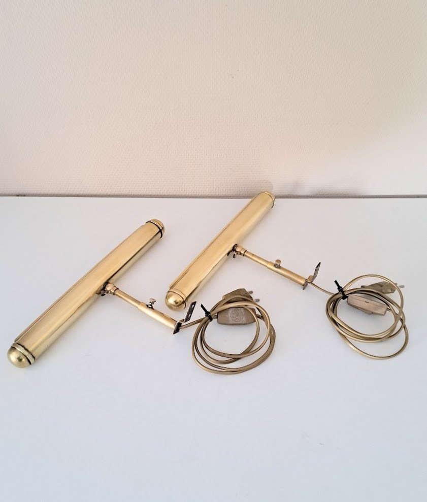 灯具 (2) - 画 - 钢琴灯 - 黄铜 #1.0