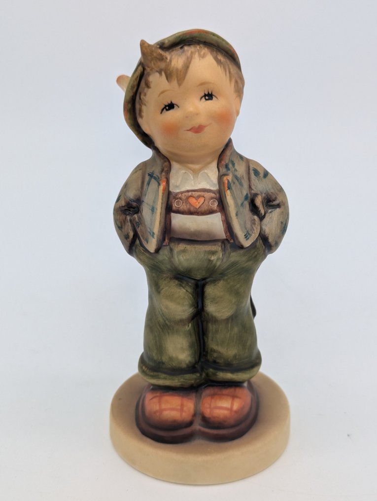 Goebel - Figure - M. I. Hummel – „I bin i / Hello World“ - (Exclusive Edition 1989/90) - TMK6 - Porcelain #1.0