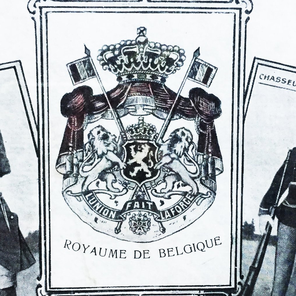 比利時 - ABL 2干部 - 比利时军队 - 阿尔伯特一世国王 + 轻骑兵团 - 軍用配件 #4.3