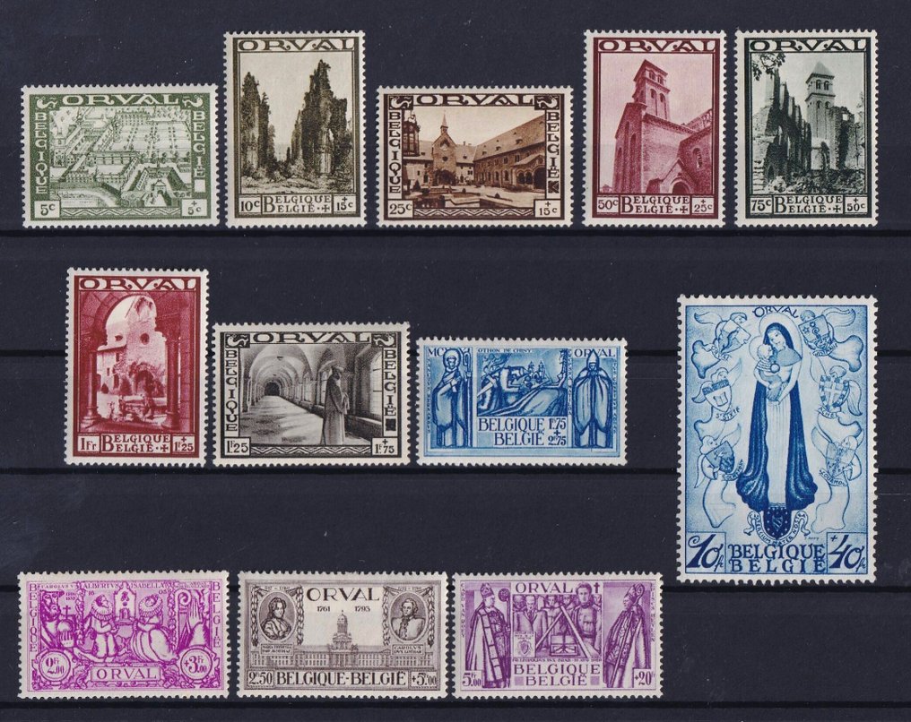 Βέλγιο 1933 - σειρά Grote Orval - OBP/COB 363/74 #1.0
