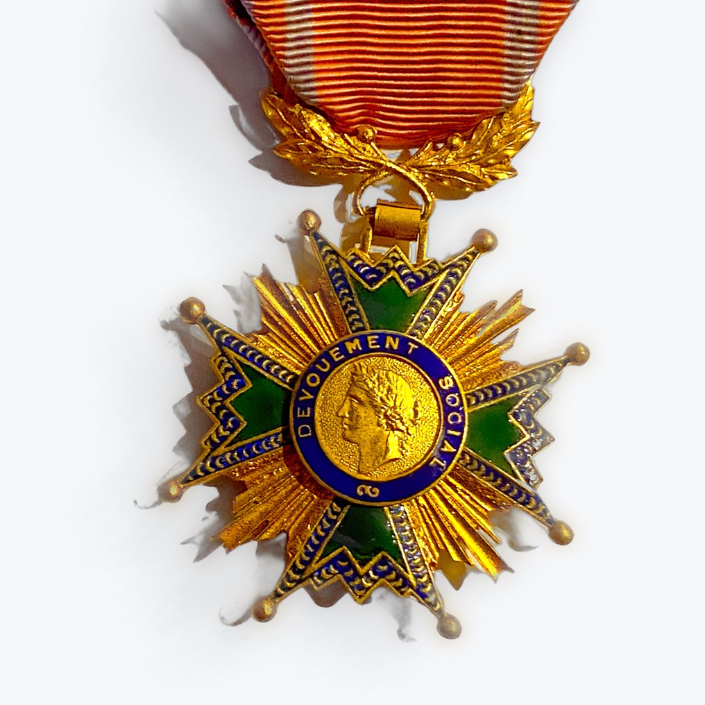 Frankrike - Militærmedalje - Medalje for sosialt engasjement #1.0