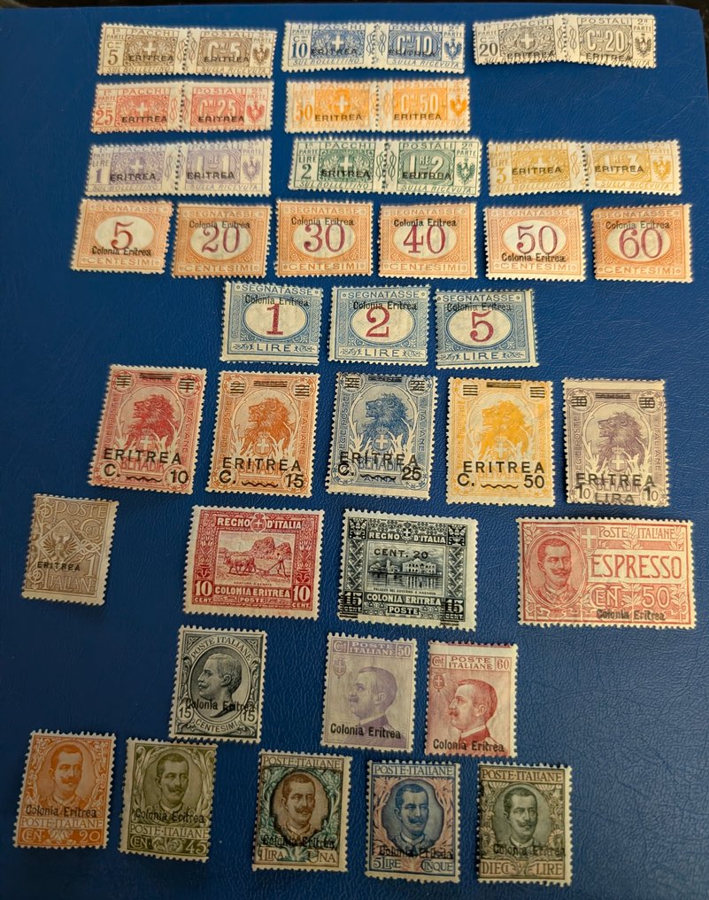 Italienske Eritrea  - Colonia Eritrea - Pacchi Postali - Segnatasse - Sjælden #1.0
