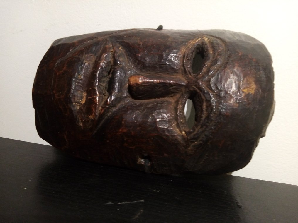 Masque ancien népalais - Bois - Népal - 19th - early 20th century #4.3