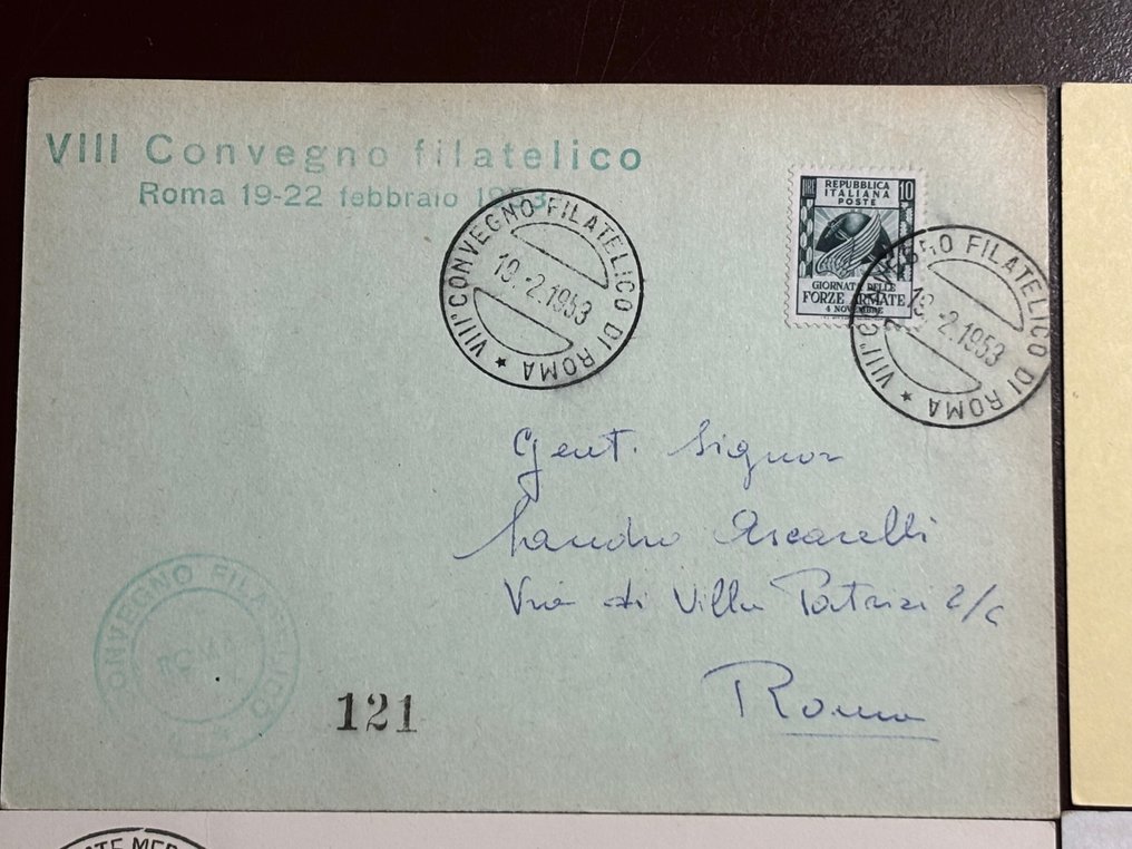 意大利共和国 1953/1967 - 有趣的FDC、Maximum明信片和集邮展览精选。精彩的展出。 #2.1