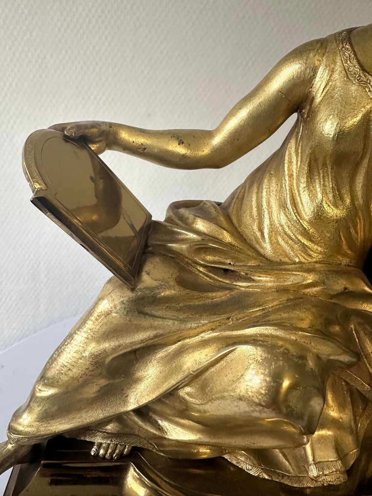 壁炉架时钟 路易斯· XVI - 镀金青铜 - 1750-1800年 #4.3