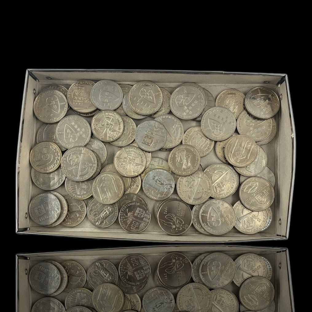 葡萄牙. Lote de 66 Moedas comemorativas Provenientes de Rolos do Banco Central de Portugal - Soberbas - Várias datas  (没有保留价) #1.0