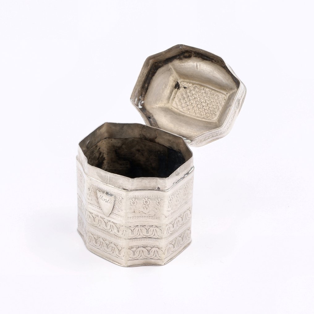 A. van der Sluijs (1857) - NO RESERVE - Scatola Lodderein - .833 argento #3.2