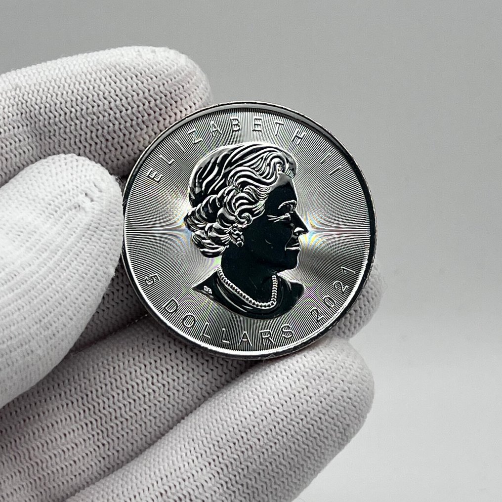 Canada. 5 Dollars 2020 – Canada’s Wildlife – Arctic Wolf (Coin #6) – 1 oz Silver coin .9999 – Colorized #3.2