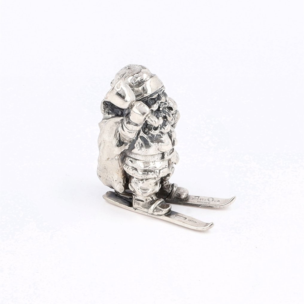 Giovanni Raspini - 'Kerstman' - Miniature figure - .800 silver #1.0