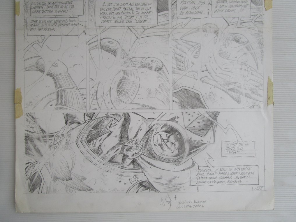 Verhaeghe, Christian - 1 Original preliminary page - Ambre Blanc #2.1