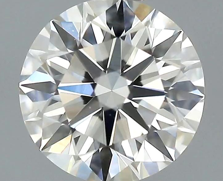 No Reserve Price - 1 pcs Diamond (Natural) - 0.57 ct - Round - H - VVS2 - International Gemological Institute (IGI) - *3EX* #1.0
