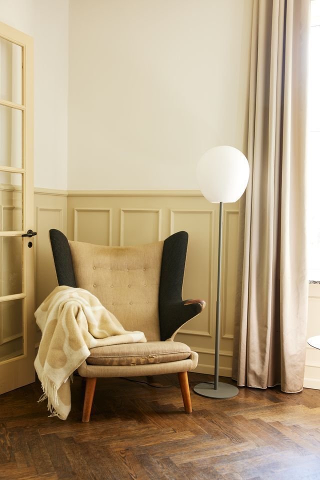 Halo Design - 落地燈 - 错误的落地灯 – 哑光灰/乳白玻璃 - 金屬, 玻璃 #1.0