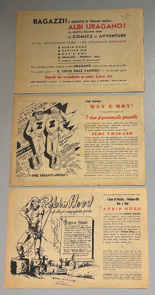 Asso di Picche - collana completa originale - 20 Comic - First edition - 1945/1949 #2.1