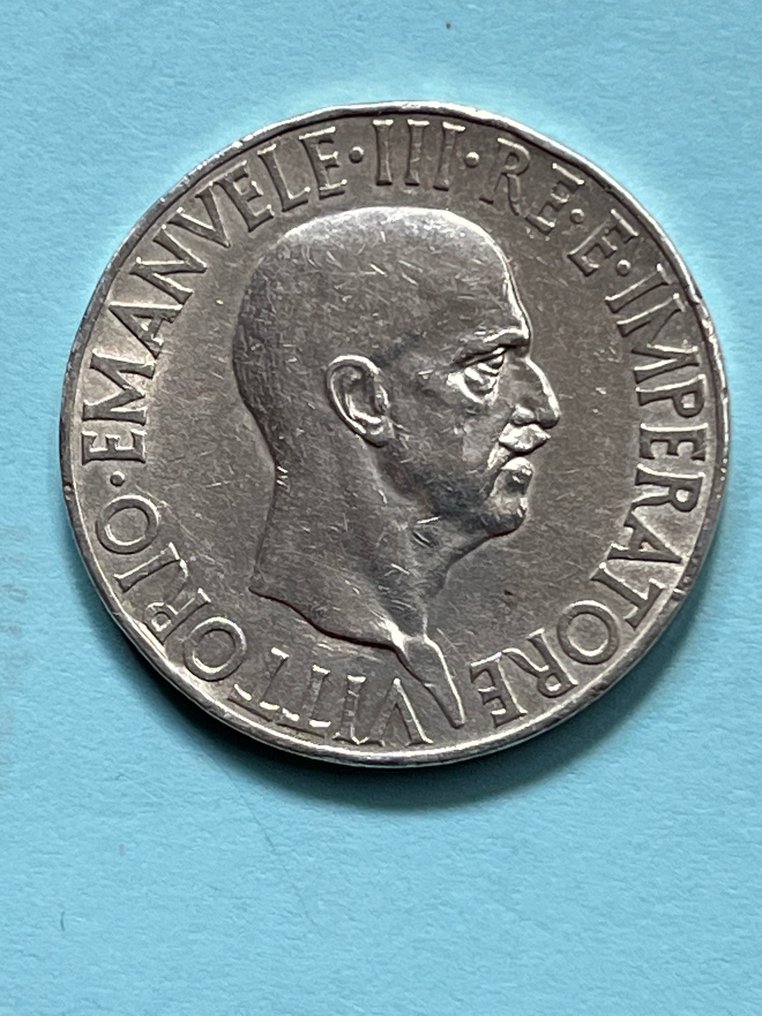 Ιταλία. 10 Lire 1936 "Impero" (χωρίς τιμή ασφαλείας) #3.2