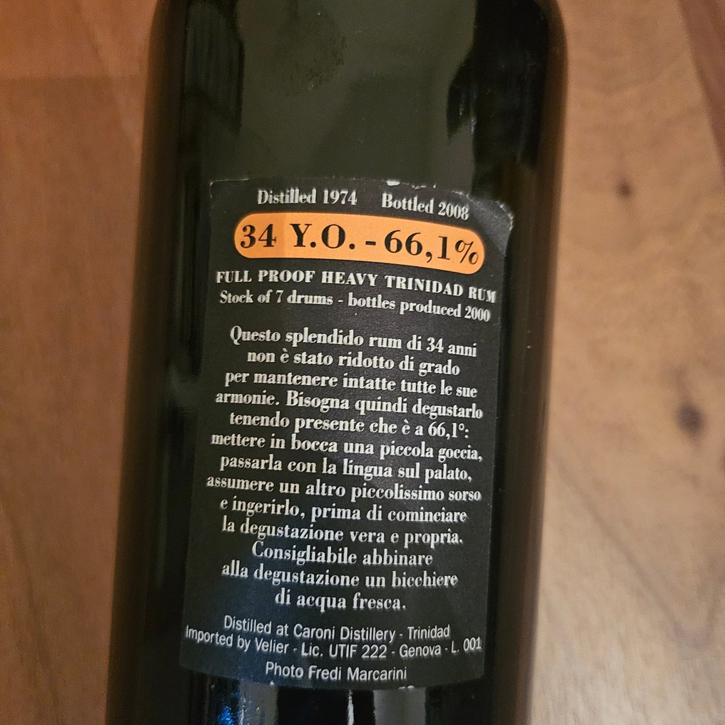 Caroni 1974 Velier - Full Proof Heavy    - b. 2008  - 70cl #2.1