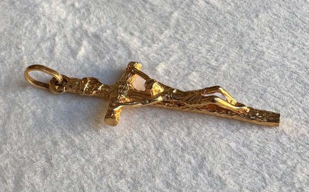 Pendentif en forme de croix - 19,2 carats Or jaune #2.1