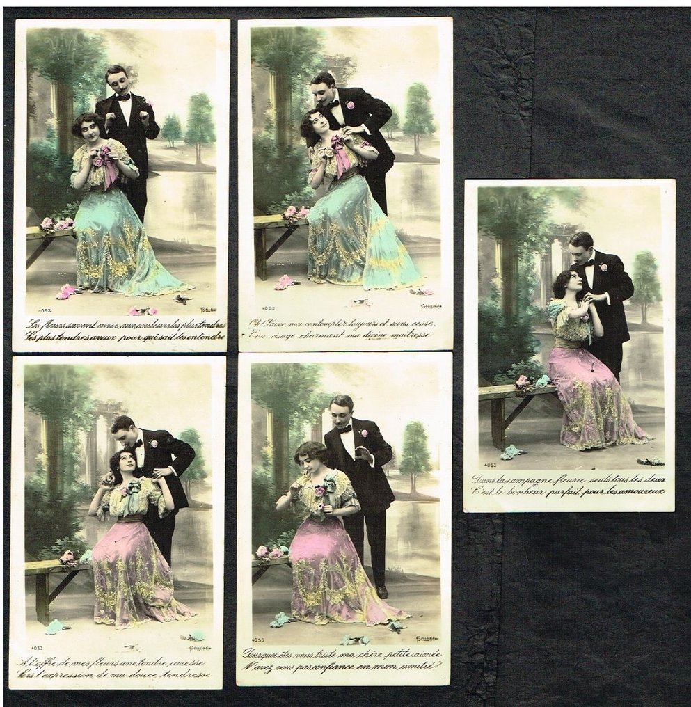 多样祝福 - 幻想 - 系列明信片 - 明信片 (217) - 1900-1960 #1.0