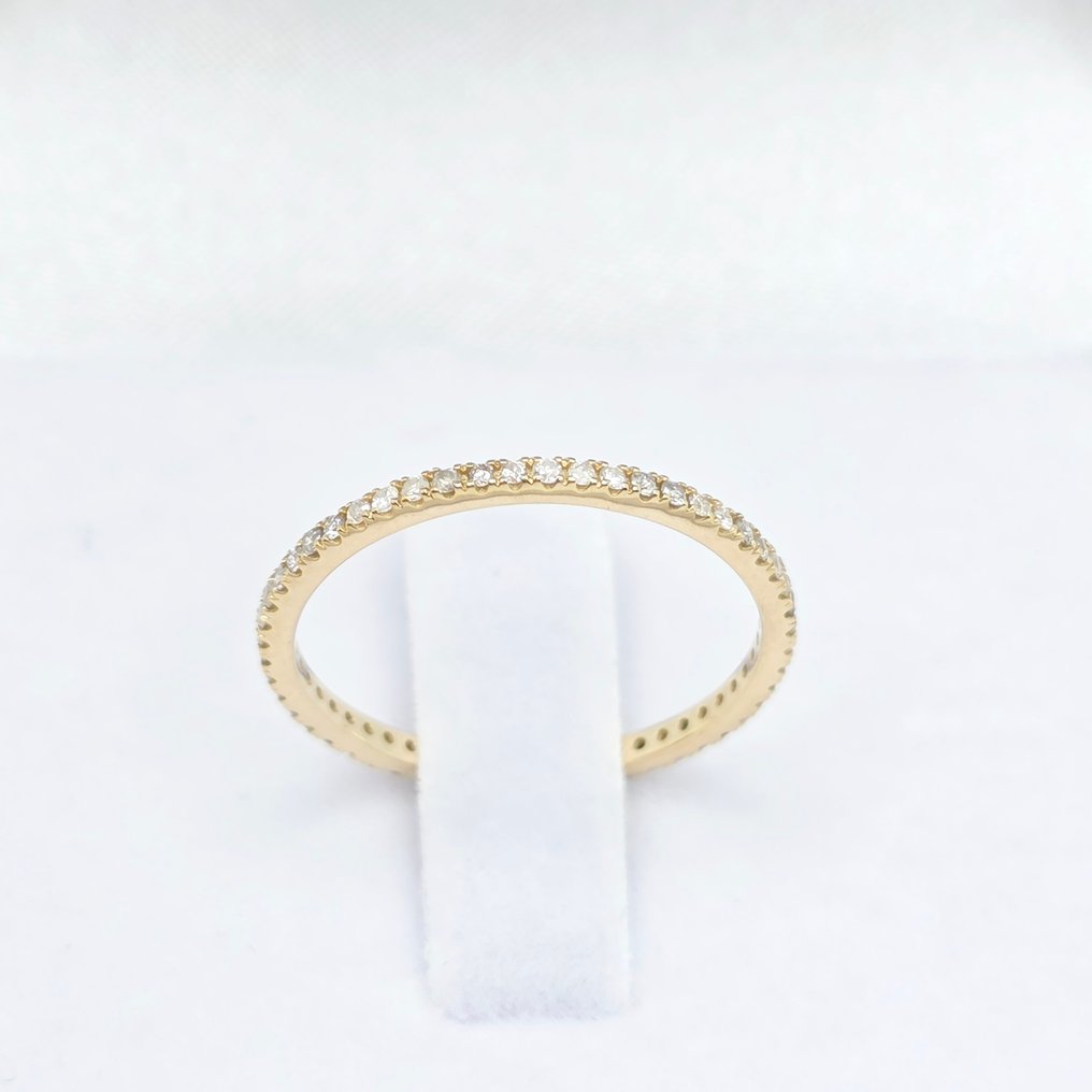 Nincs minimálár - Gyűrű - 14 kt. Sárga arany -  0.27ct. tw. Gyémánt (Természetes)  #1.0