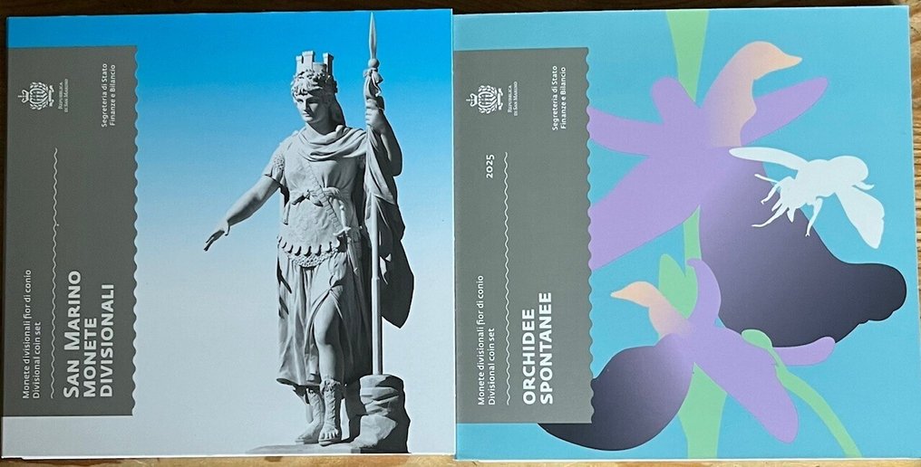 San Marino. Year Set (BU) 2025 (2 sets) (Ingen reservasjonspris) #1.0