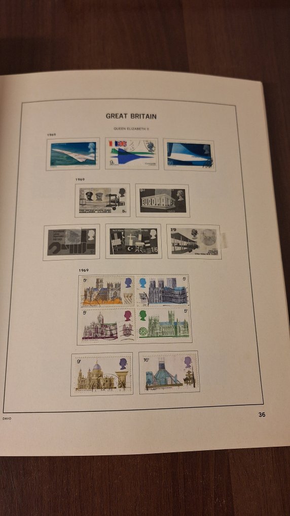 大不列顛 1896/1998 - 两个标准的 Davo 专辑英国 #3.2