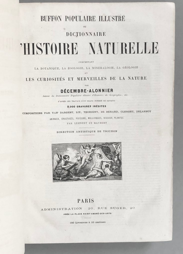 Joseph Décembre-Allonier - Buffon populaire illustré ou Dictionnaire d'histoire naturelle - 1870 #4.3