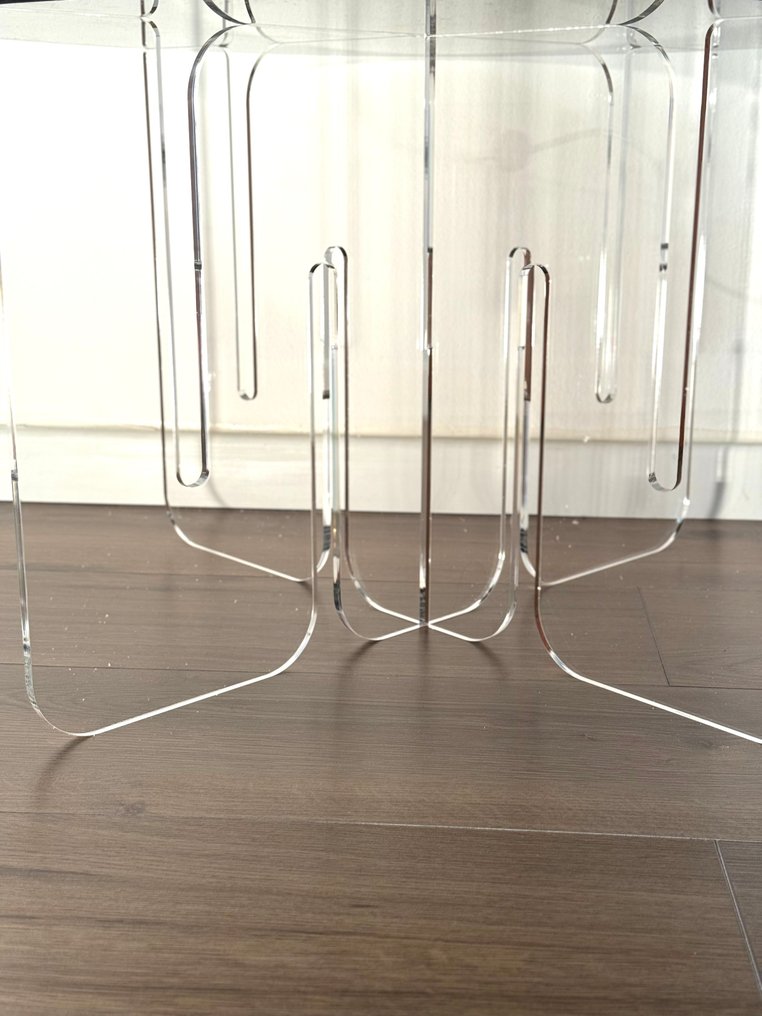 Mrn.D - moderno - Mesa de centro - plexiglas - Nero trasparente #4.3