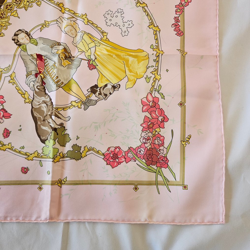 Hermès - Les petits princes - 印图开司米围巾 #3.2