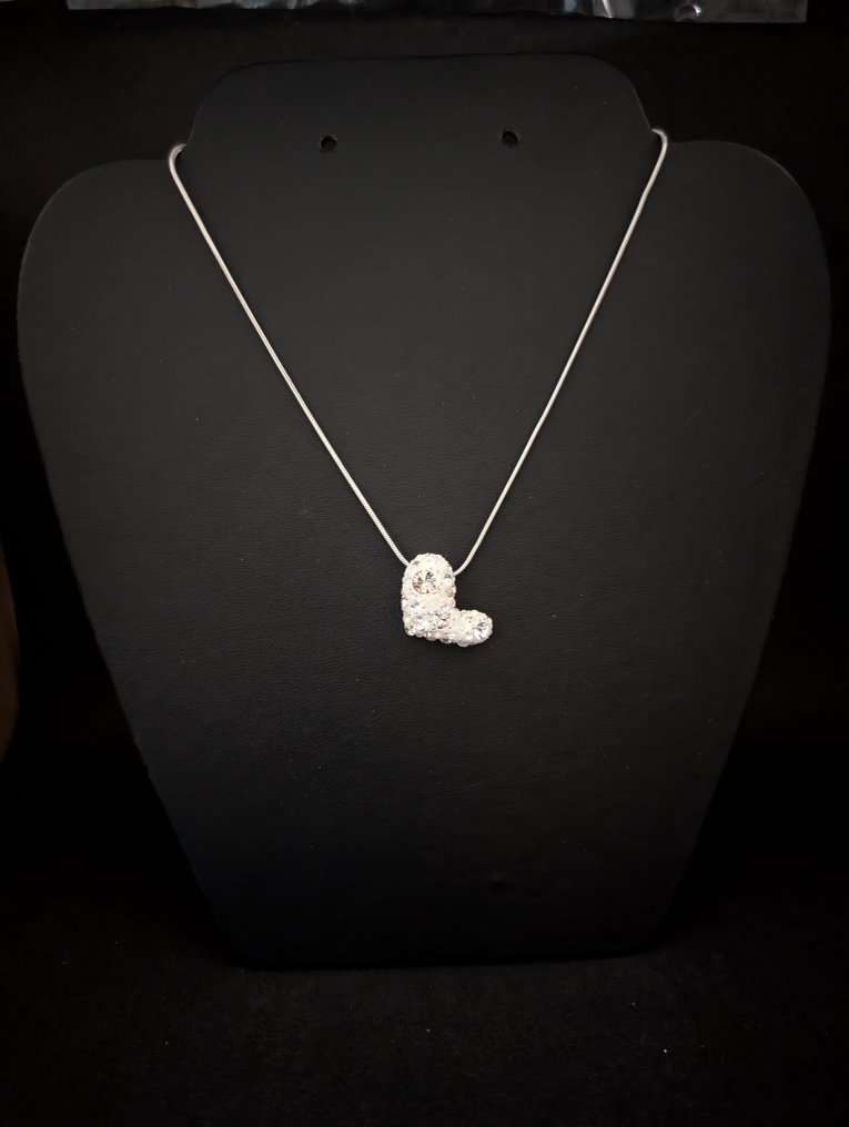 Statua, Swarovski collier - 2 cm - Metallo, Cristallo #1.0