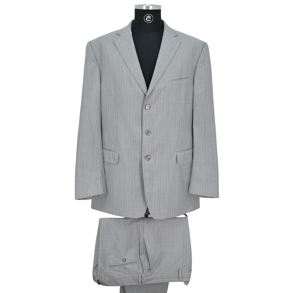 Versace Collection Pure Wool Striped - Ανδρικό κοστούμι #1.0