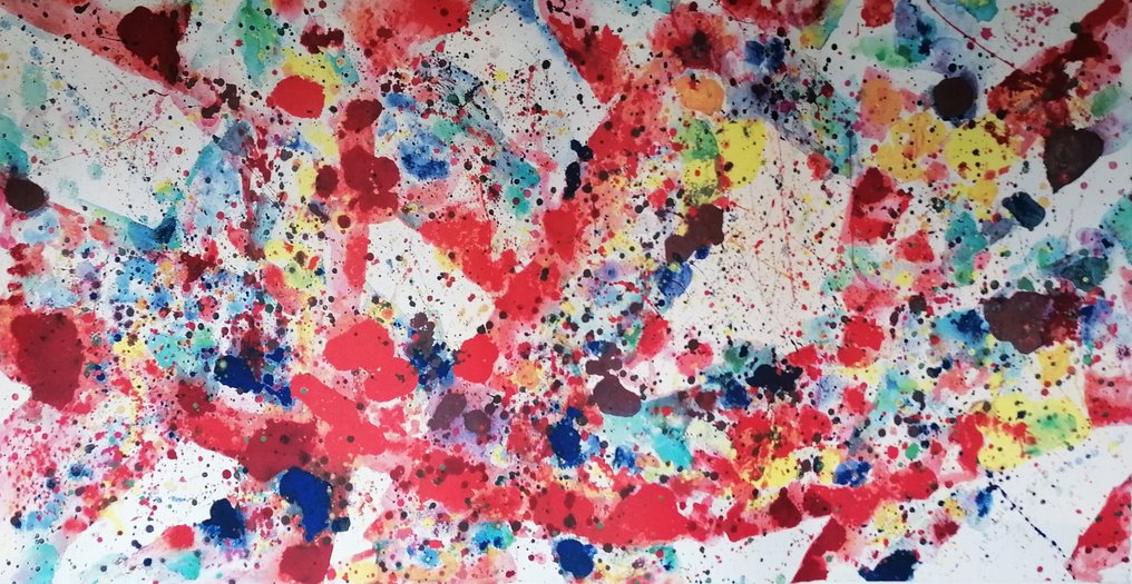 Sam Francis (1923-1994) - Polar Red 1973 #2.1