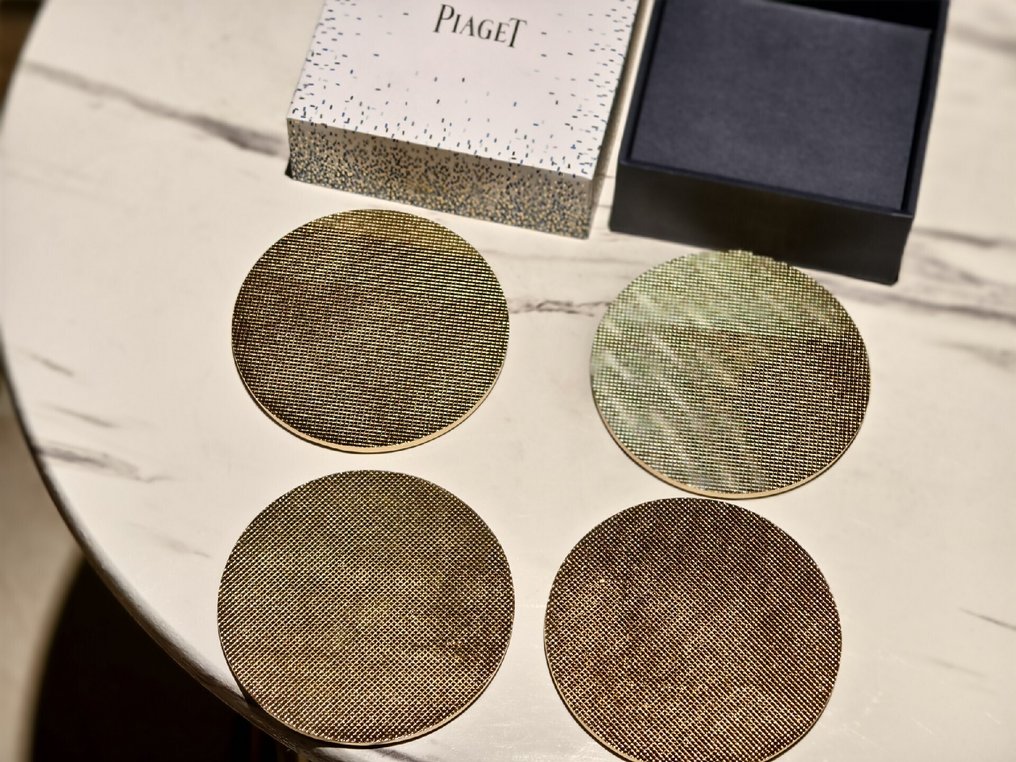 Sottobicchiere (4) -  Set di sottobicchieri esclusivi Piaget - Metallo #2.1