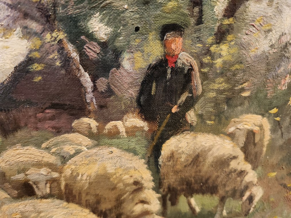 W. A. Knip (1883-1967) - Landschaft und Vieh #4.3