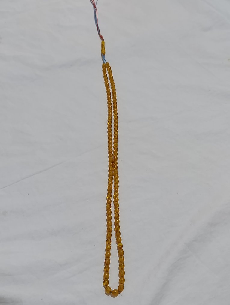  Ροζάριο - Κεχριμπάρι - 1970-1980 - Σπάνια Κομποσκοίνια Προσευχής  #1.0