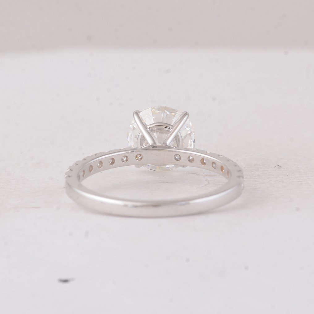 No Reserve Price - Ring - 14 kt. White gold - 2.44ct. tw. Diamond (Lab-grown) - Diamond #2.1