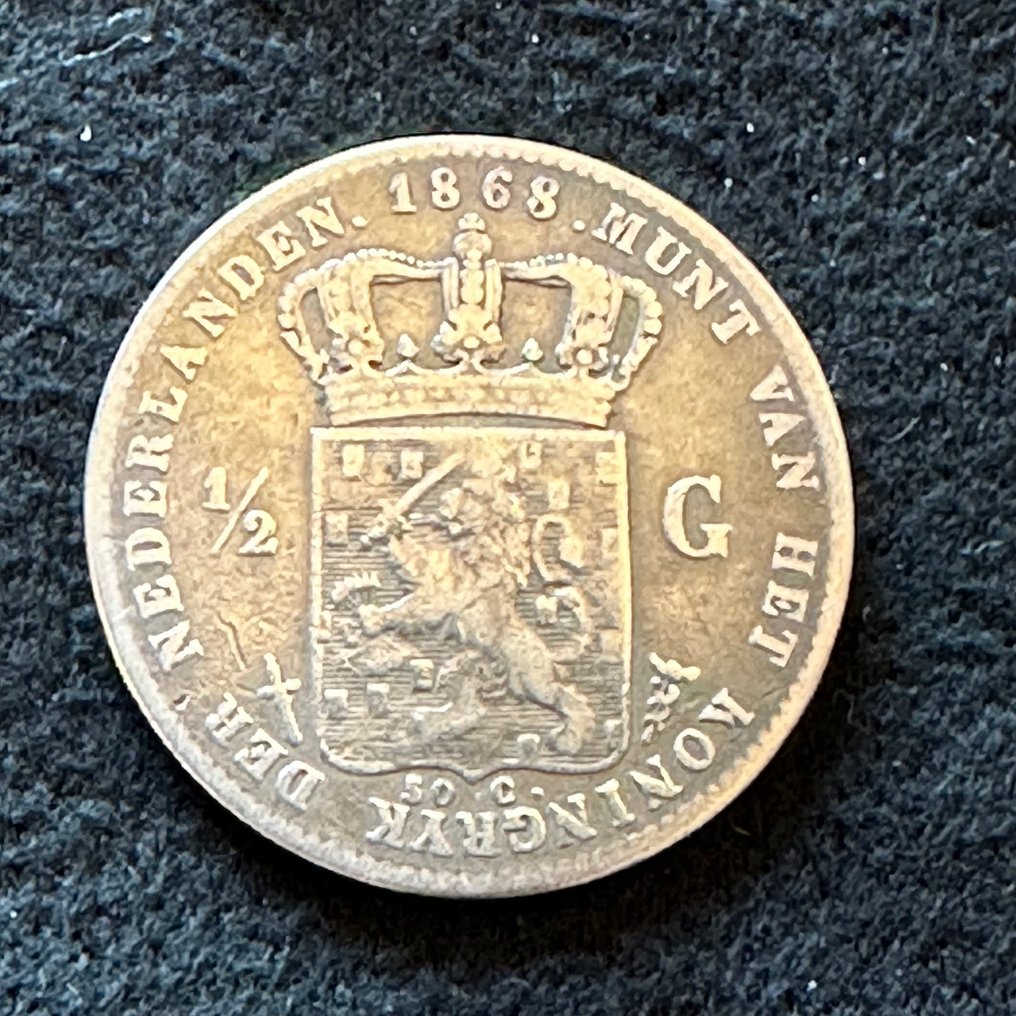 Netherlands. Willem III. 1/2 Gulden 1857/1868, 11 stuks  (No Reserve Price) #2.1