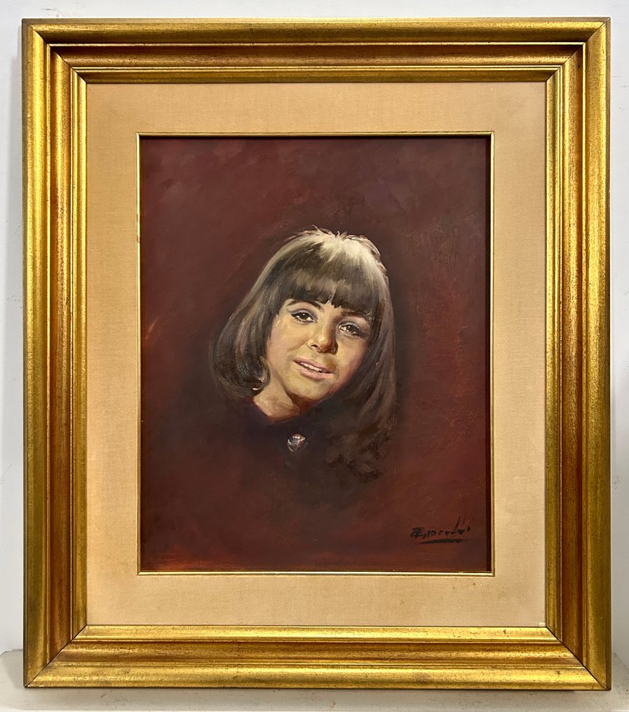 Ernesto Giacobbi (1891-1964) - Ritratto di giovane ragazza #1.0