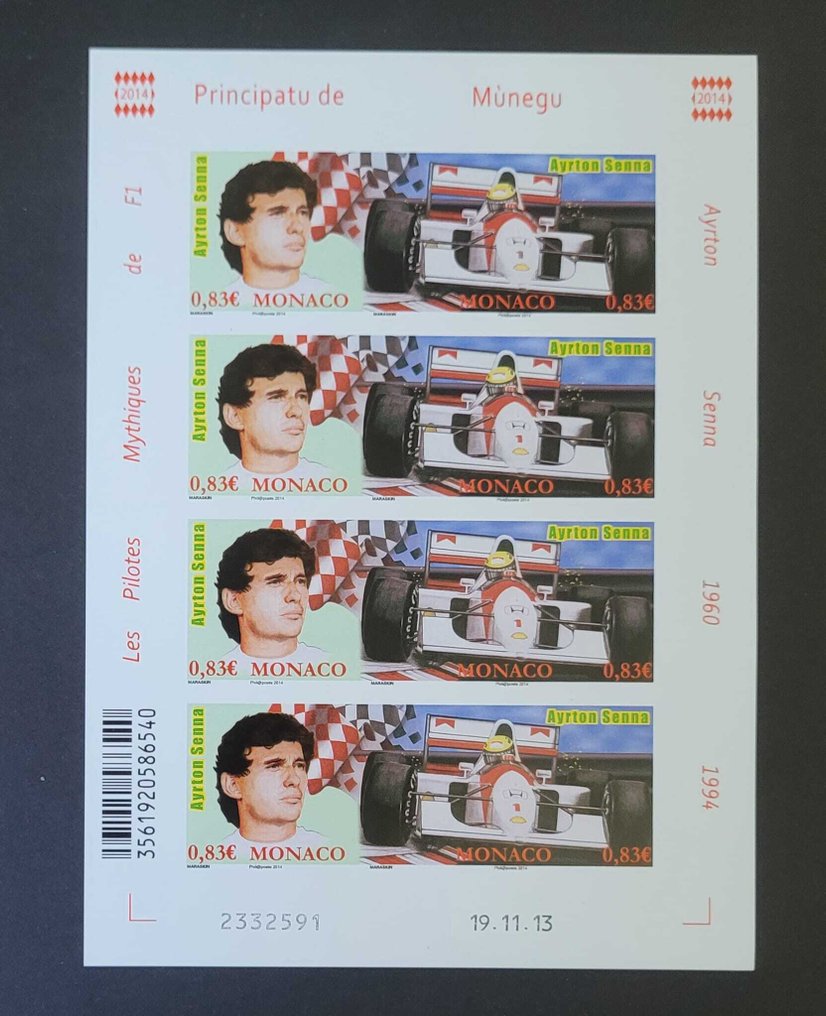 摩纳哥 1967/2019 - Autosport 5 稀有的无齿 Velletjes 和 Autoserie 1967 #4.3