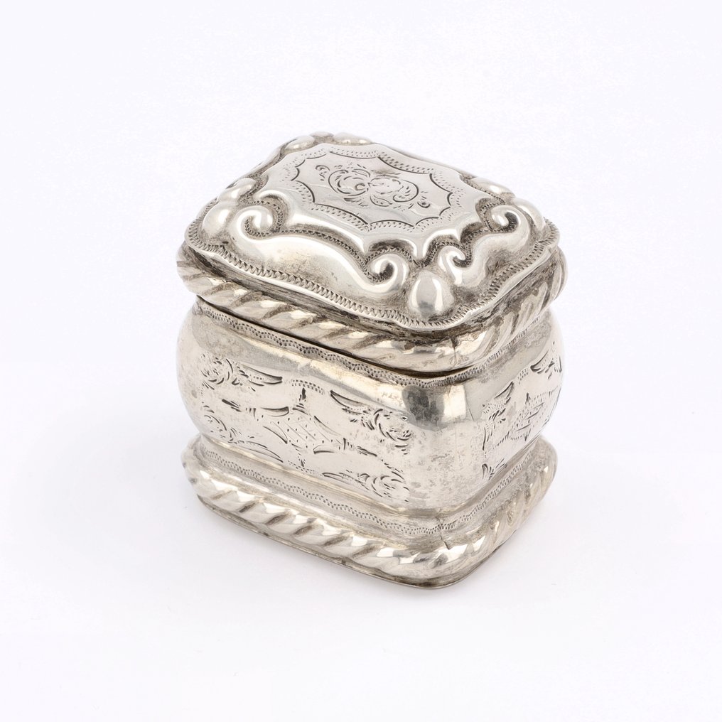 C.J. Bruinings (Joure 1875) - NO RESERVE - Scatola Lodderein - .833 argento #1.0