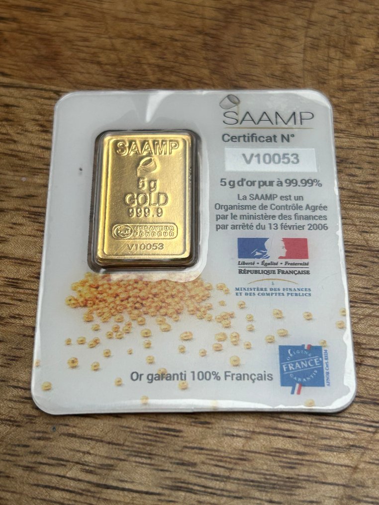 5 克 - 金 .999 - SAAMP - 密封 #2.1
