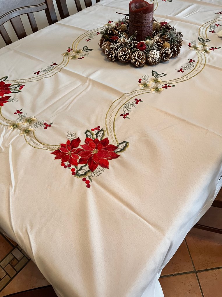 Duk  - 400 cm - 180 cm - Juleduk 4 meter #2.1