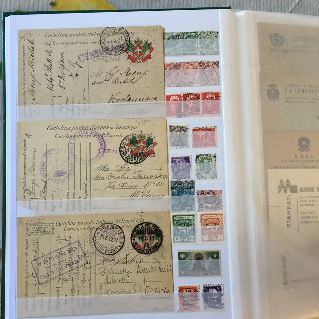 世界  - 来自意大利和世界各地的新旧邮票、信封和明信片的精美收藏。 #2.1