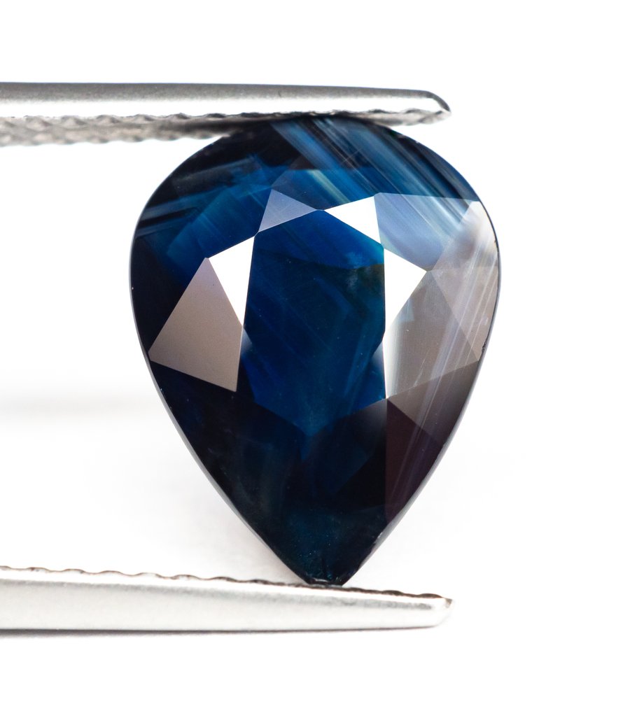 Senza Prezzo di Riserva Zaffiro - 3.41 ct - Gem Report Antwerp (GRA) - Deep Blue #1.0