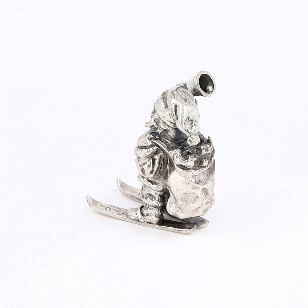 Giovanni Raspini - 'Kerstman' - Miniature figure - .800 silver #2.1