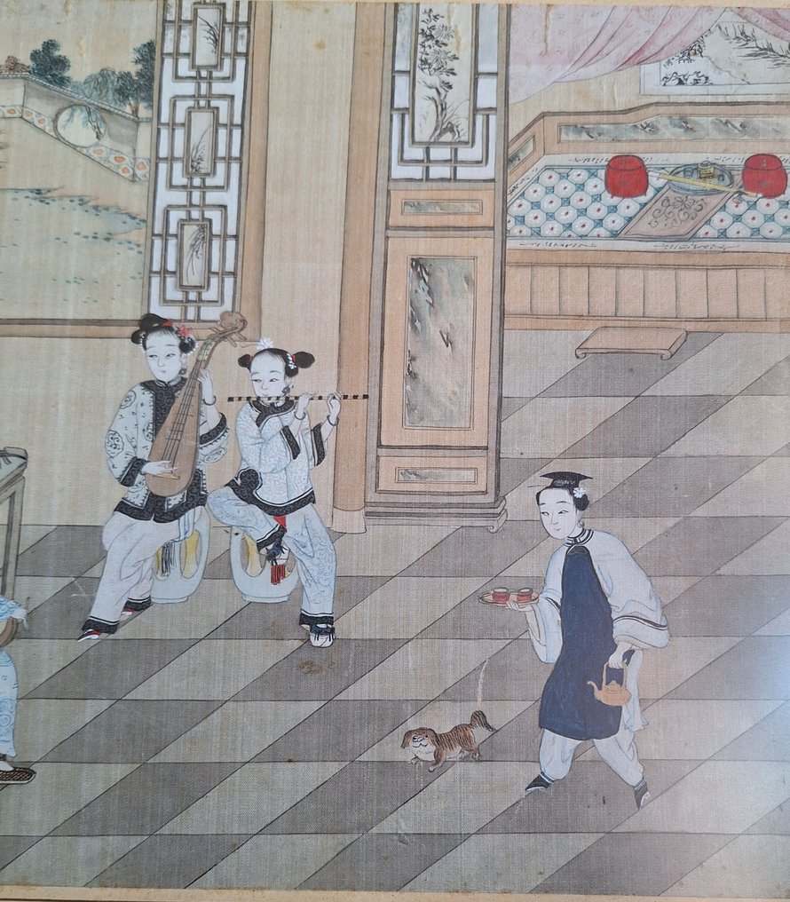 Piccoli musicisti - Artista desconhecido - China - Início do século XX (WW I)  (Sem preço de reserva) #2.1