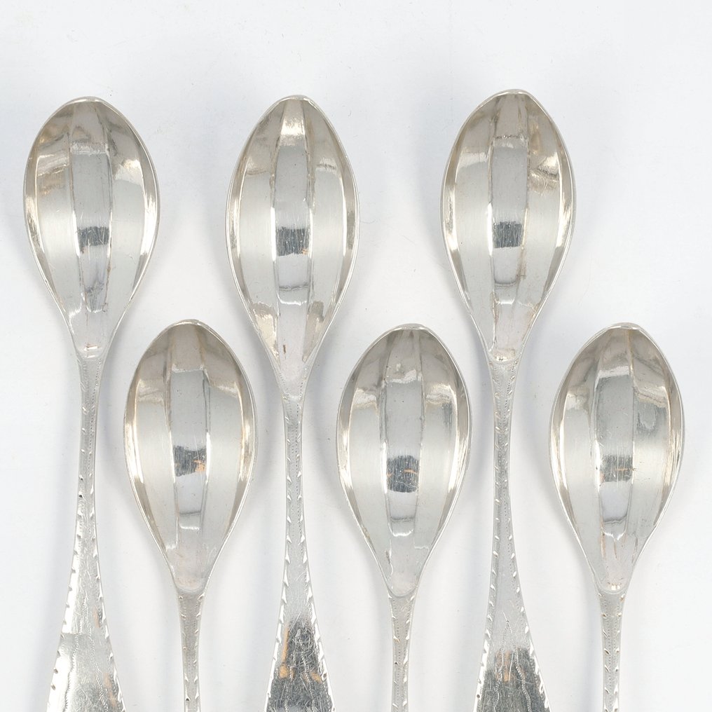 Frankrijk 1809-1819 - Cucchiaino da tè (6) - .950 argento #1.0