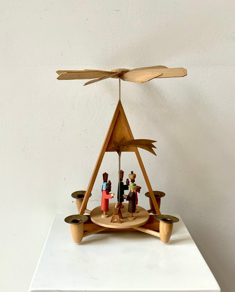 Christmas figurine Expertic - Christmas pyramid - Wood - Erzgebirge in the 1970s #1.0