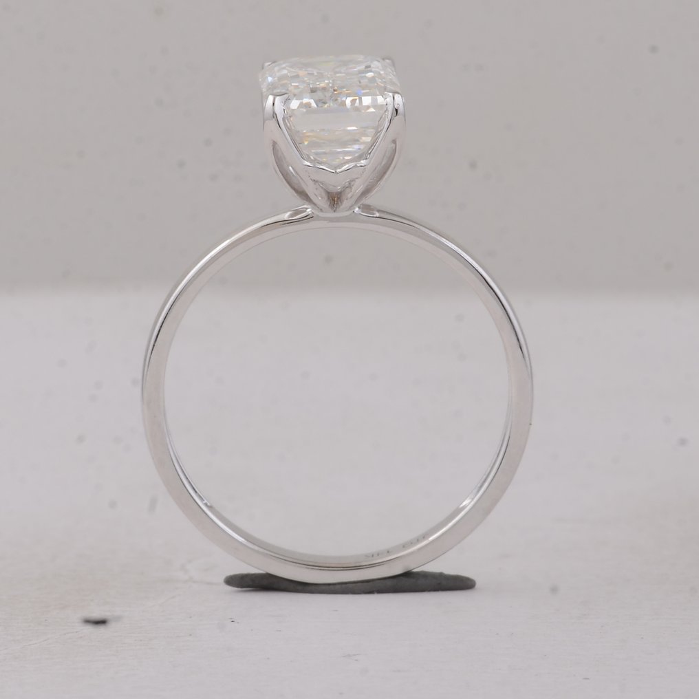 Nincs minimálár - Gyűrű - 14 kt. Fehér arany - 3.08ct. tw. Gyémánt (Laboratóriumban előállított) - Gyémánt #3.2